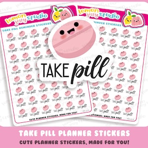 48 Leuke Take Pill Reminder Stickers