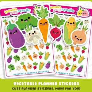 42 Leuke Groenten/5 per dag/Gezond Eten Planner Stickers
