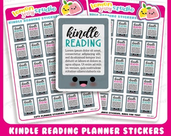25 Cute Kindle Reading Planner Stickers