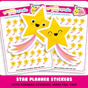 36 Leuke Star Planner Stickers
