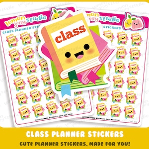 30 Cute Class/College/University/School Planner Stickers