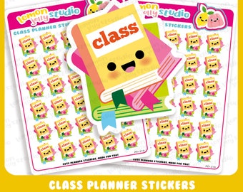 30 Cute Class/College/University/School Planner Stickers