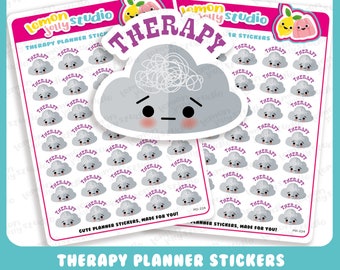 35 Cute Therapy Reminder/Appointment Planner Stickers