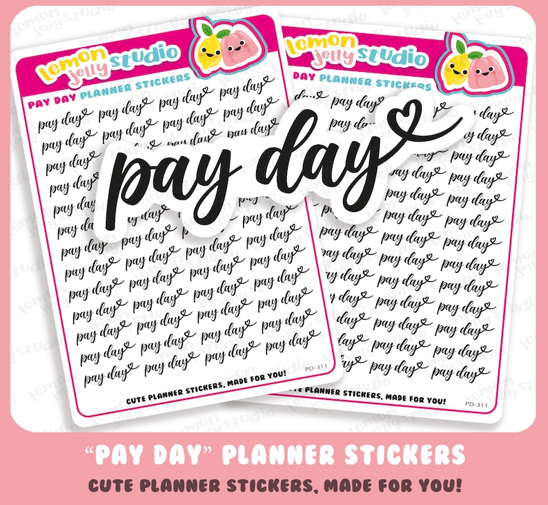 Pay Day Lettering 52