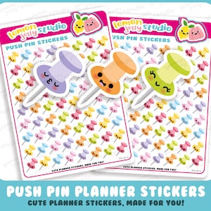 72 Niedliche Pin/Schreibwaren Planner Sticker