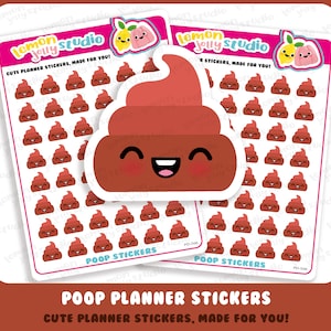 48 schattige kakplannerstickers