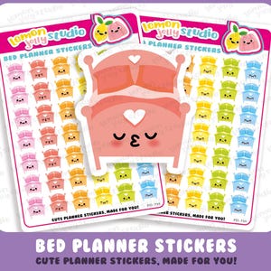 42 schattige bedplannerstickers