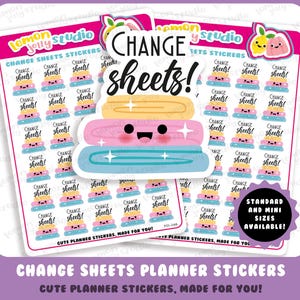 30 pegatinas bonitas para cambiar sábanas, cama, lavandería y tareas del hogar