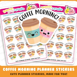 20 Leuke Koffie Ochtend Planner Stickers