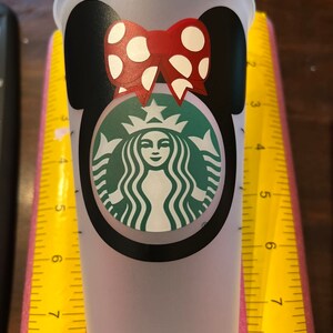 Mickey and Minnie 24 oz Starbucks cup