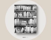 Eink Reading Journal, Watercolor Digital Bookshelf, Compatible with Supernote