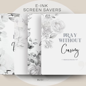 Eink Planner Cover by BusiDigiCo, Bible Verse Suspend Screen, Compatible with Supernote