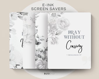 Eink Planner Cover by BusiDigiCo, Bible Verse Suspend Screen, Compatible with Supernote