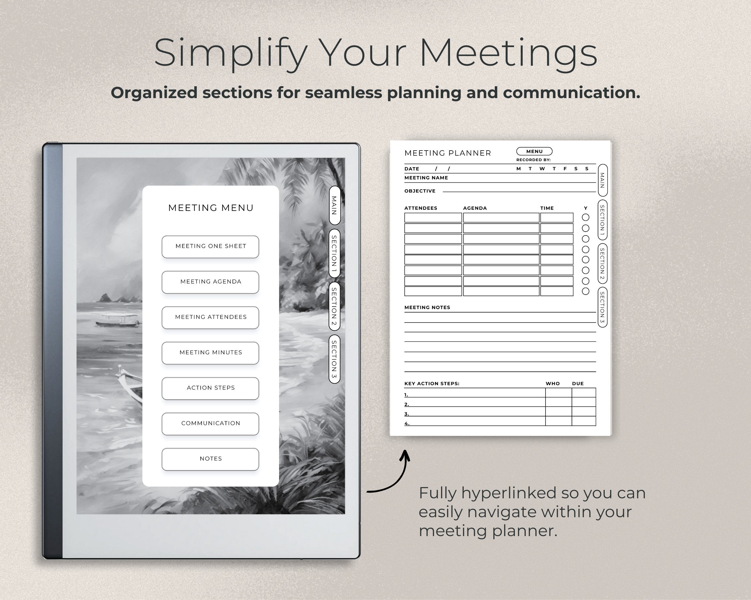 Remarkable 2 Meeting Minutes Template, Remarkable Business, Island ...