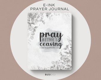 Eink Prayer Journal Template: Sermon & Daily Notes (Digital Download)