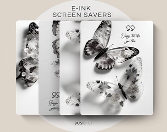 Eink Sleep Screen by BusiDigiCo, Butterfly Notebook Covers, Compatible with Supernote