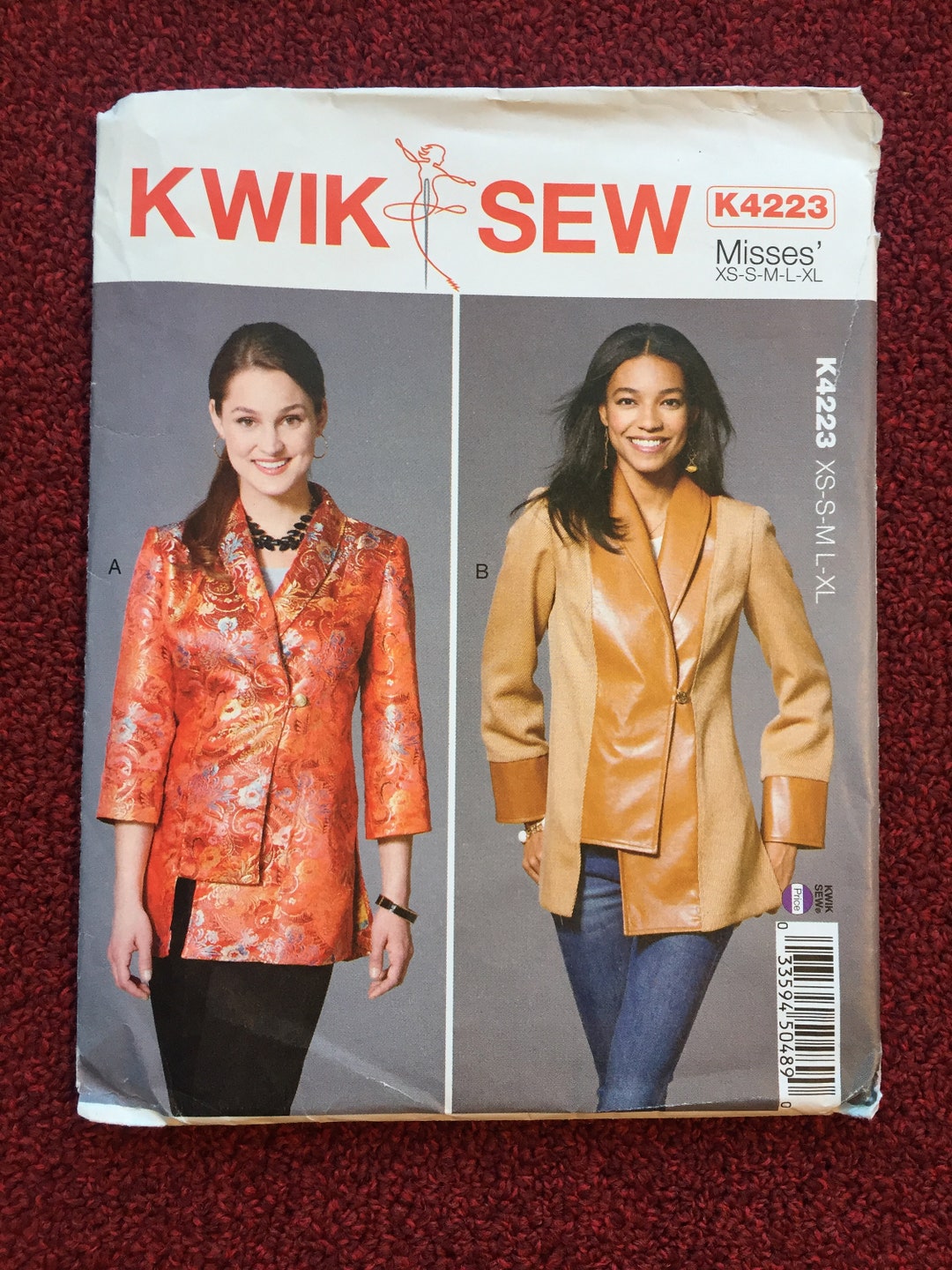 Asymmetrical Jacket Sewing Pattern Women's Collared Coat Etsy