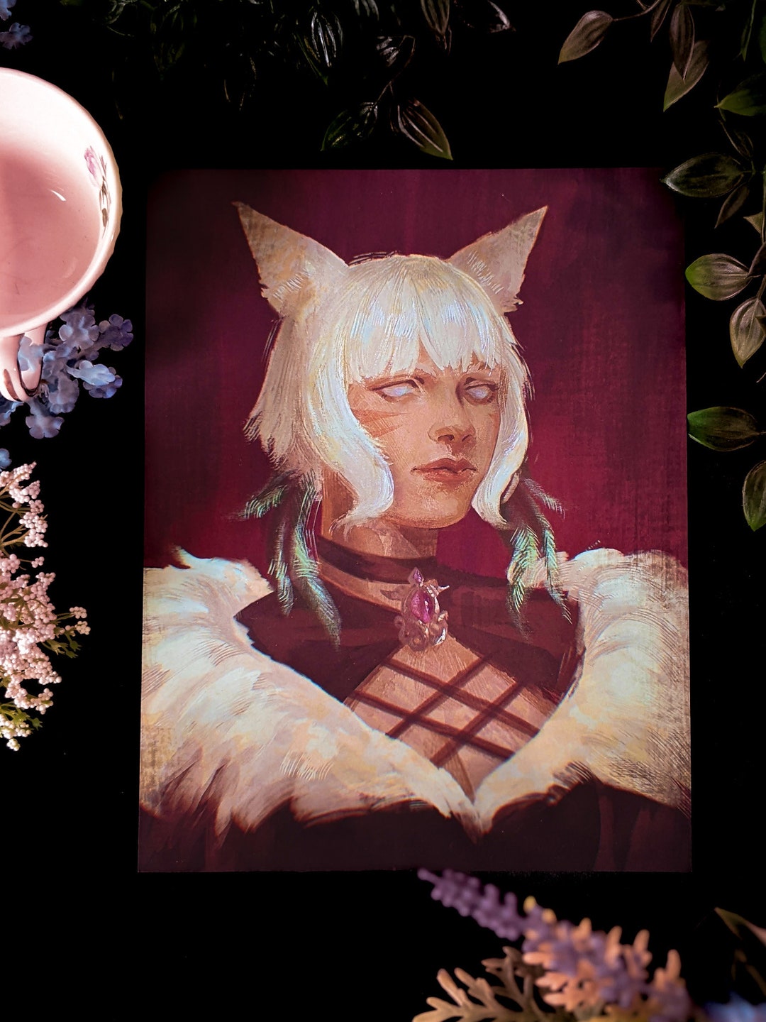 Y'shtola Rhul FFXIV Art Print Etsy