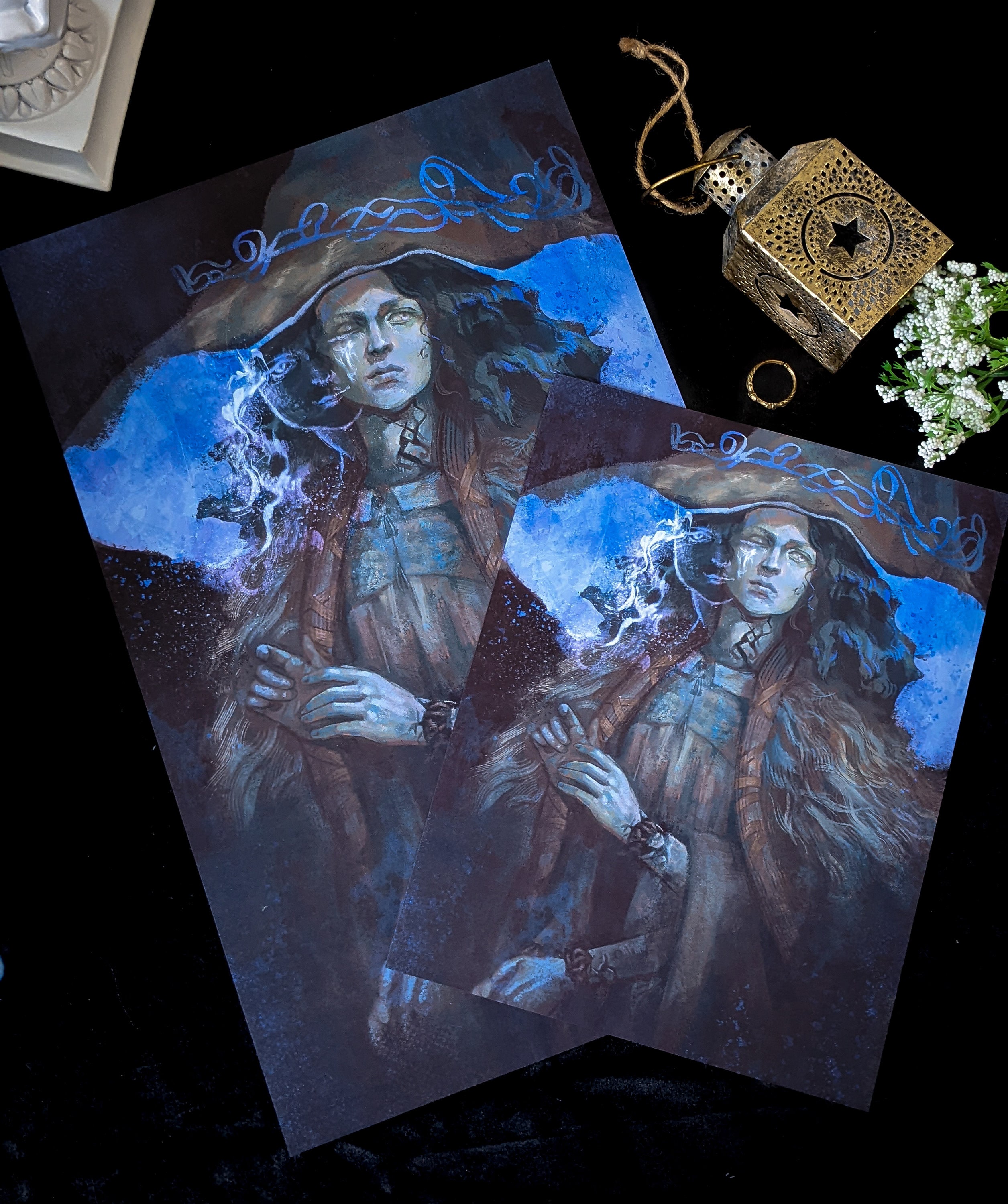  Ranni Fan Art Witch Poster Canvas Prints Wall Art For Home 1  panels Decorations With Framed 36x20: Posters & Prints