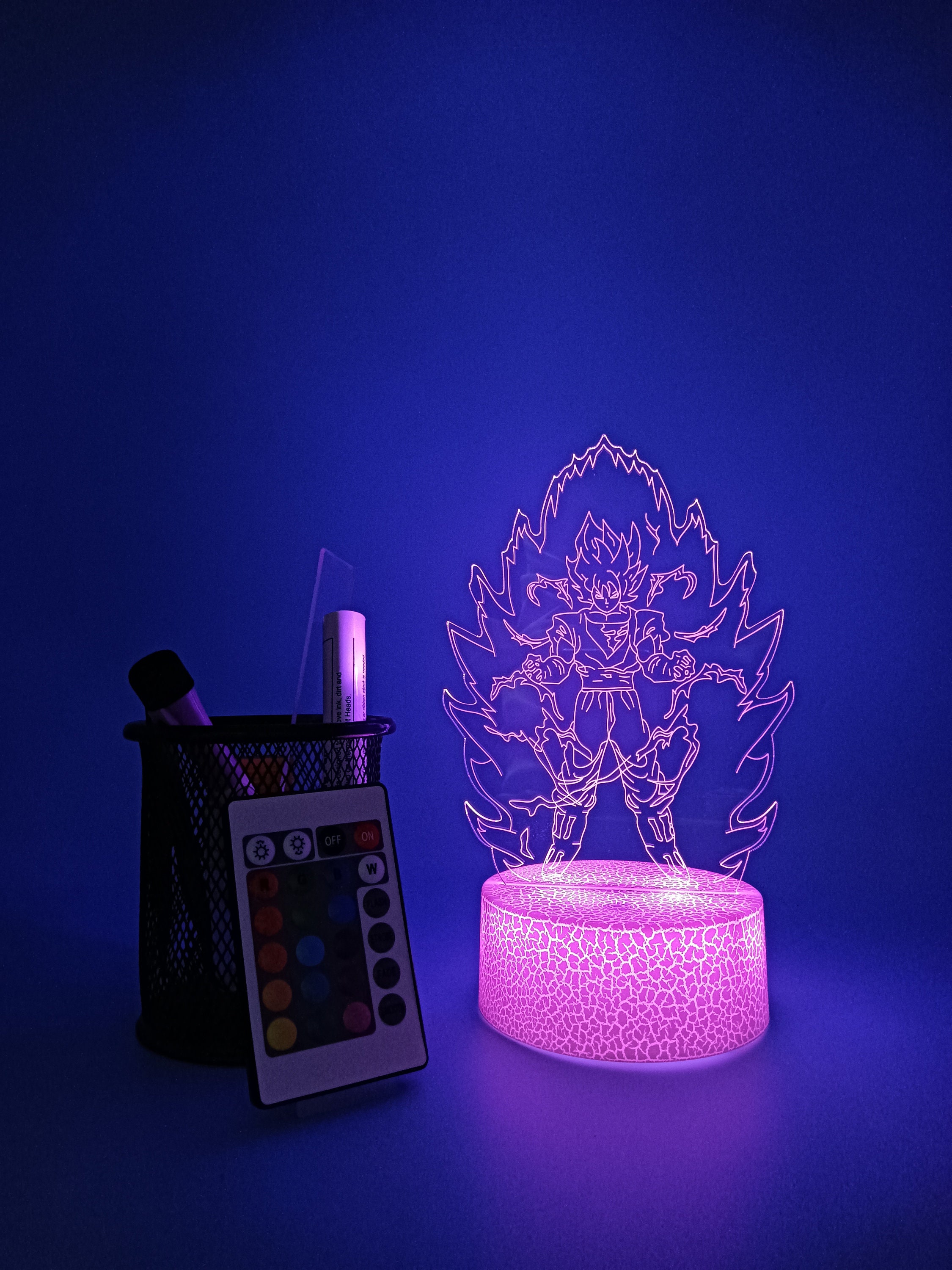 3d Led Night Lights Anime Characters Illusion Lamp Children's Bedroom