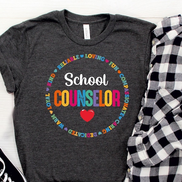 School Counselor Shirt, School Counseling Therapist Shirt, Counselor Gift, Back To School, School Psychologist Shirt, School Therapist Gift