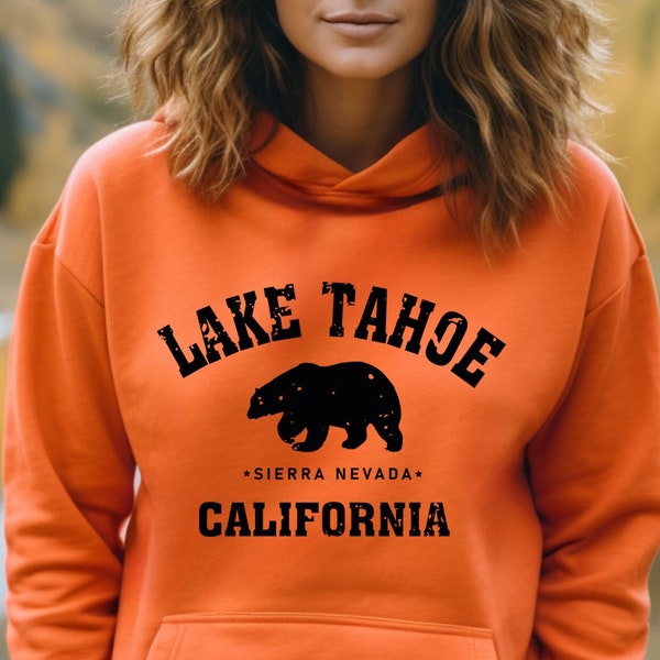 Lake Tahoe Hoodie, National Park Sweatshirt, Rocky Mountain Hoodie, California Shirt, Lake Tahoe Souvenir Gift, Hiking Sweater,Travel Hoodie