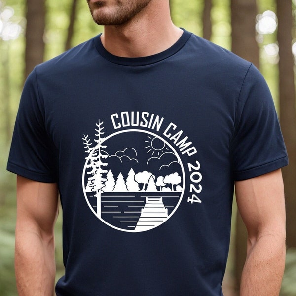 Cousin Camp 2024 Shirt, Camping Shirt, Adventure Shirt, Cousin Squad Shirt, Summer Vacation Shirt, Mountain Shirt, Holiday Shirt