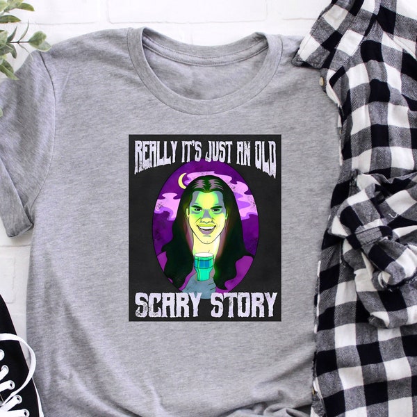Really It's Just An Old Scary Story Shirt, Horror Halloween T-shirt, Halloween Costume, Spooky Season Tee, Fall Shirt, Halloween Party Shirt