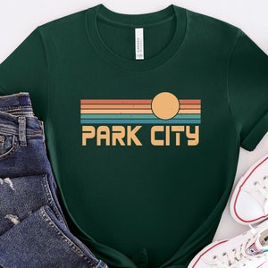 Park City Shirt, National Park Shirt, Retro Mountains Shirt, Utah T-Shirt, Park City Souvenir Shirt, Park City Gift, Travel Shirt