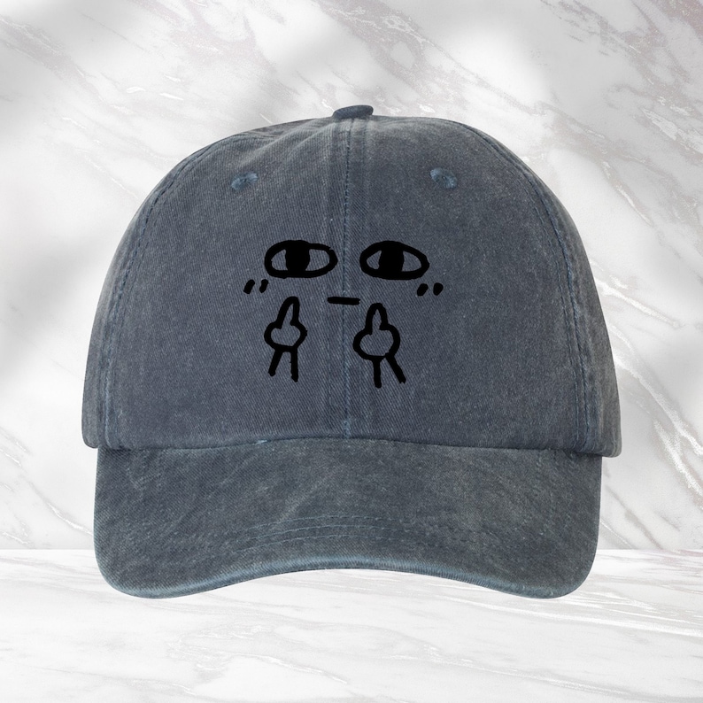 Middle Finger Hat, Funny Hat, Sarcastic Cap, Humorous Hat, Hilarious Hat, Gift For Friends, Summer Cap, Beach Hat, Embroidery Effect Hat bild 8