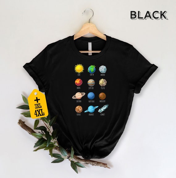 Planets of the Solar System Shirt Funny Galaxy Shirt Science Lover Gift Shirt Planet Tee Astronomy Shirt Space Shirt Cute Kid Shirt Etsy Canada