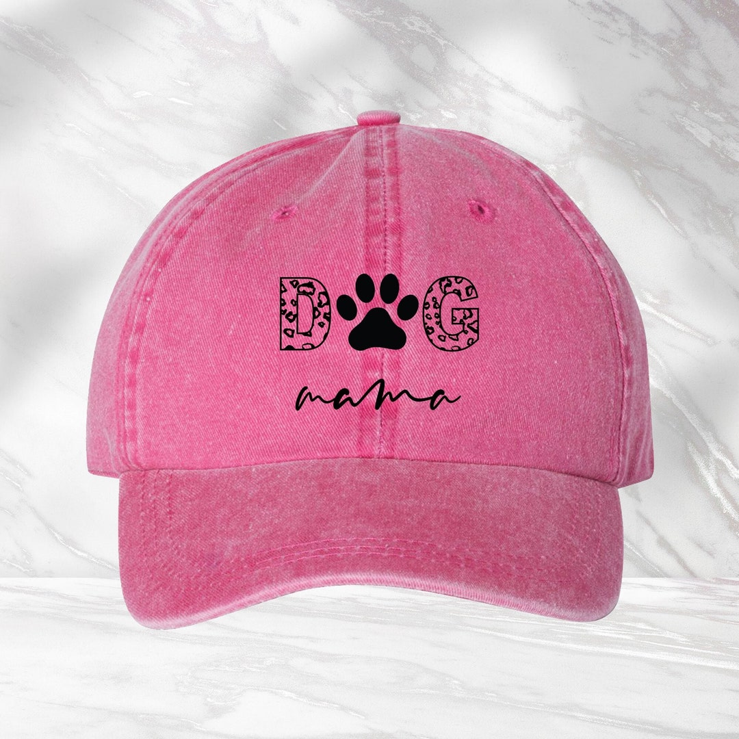 Dog Mama Hat, Dog Paw Cap, Dog Mom Gift, Pet Owner Hat, Dog Lover Gift