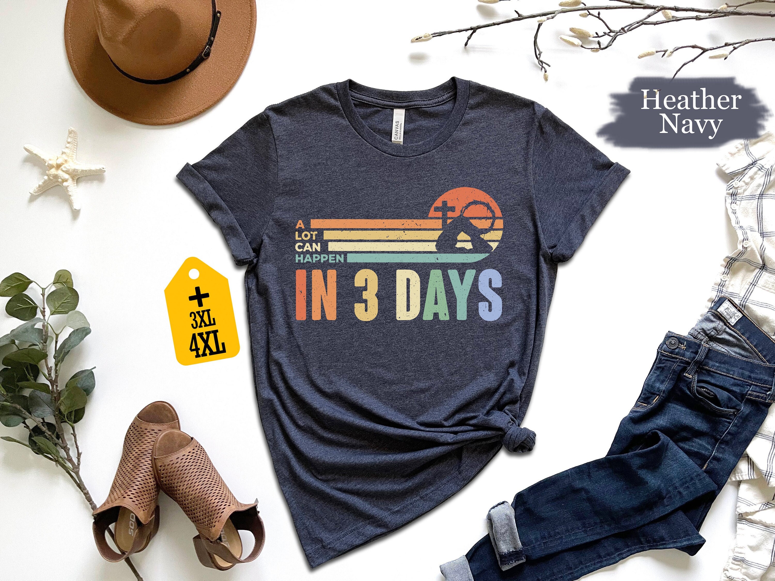 Discover He is Risen Shirt, Vintage Easter Shirt, Easter Gifts