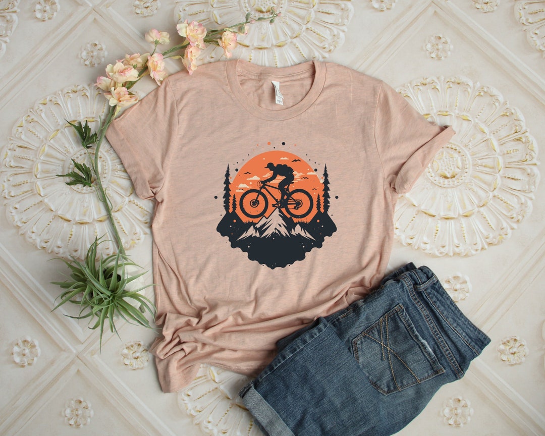Retro Mountain Bike Shirt Bike Shirt Bicycle Shirt Shirt Etsy