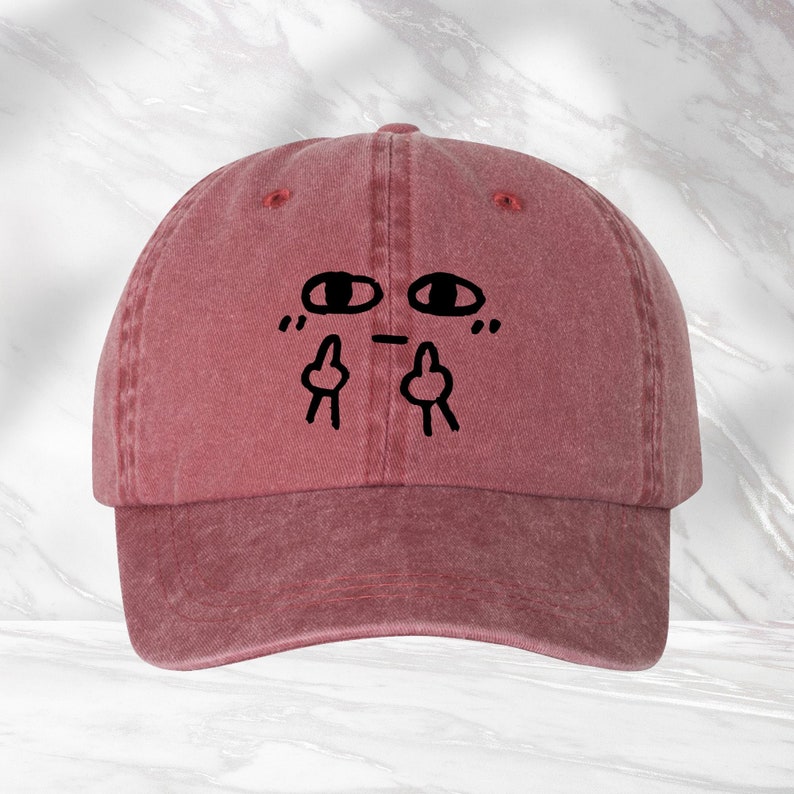 Middle Finger Hat, Funny Hat, Sarcastic Cap, Humorous Hat, Hilarious Hat, Gift For Friends, Summer Cap, Beach Hat, Embroidery Effect Hat bild 9