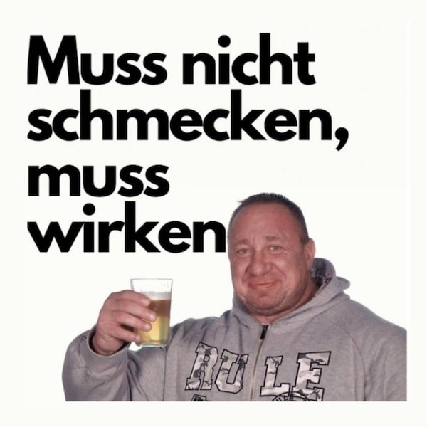 10 Stück Markus Rühl Muss Nicht Schmecken Muss Wirken Bodybuilding Sticker Meme