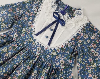 new toddler girls flower princess dresses autumn spring kids girl floral dress little girl cotton long sleeve dresses