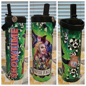 20oz Skinny Tumbler - Beetlejuice