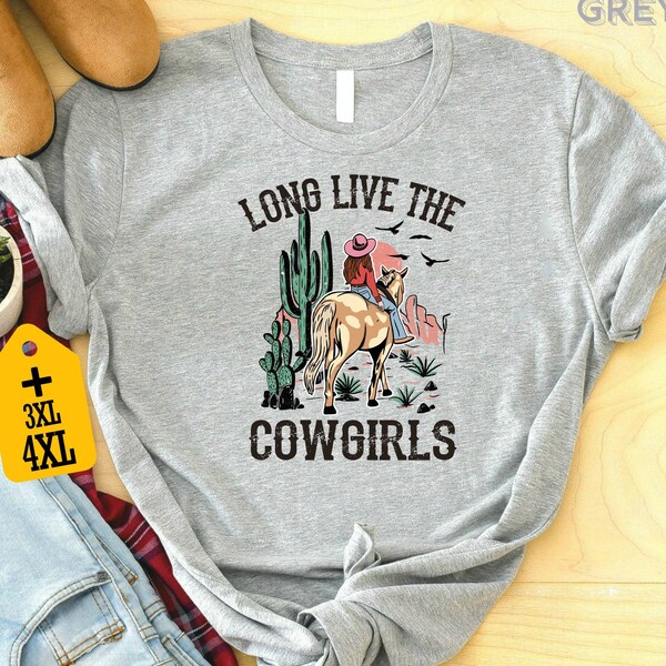 Western Shirt, Country Shirt, Country Girl, Long Live Cowgirl, Cowgirl Shirt, Southern Shirt, Rodeo Shirt, Horses T-shirt, Boho Shirt