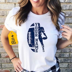 Customized Football Shirt for Personalized Football Shirt Football Season Shirt Game Day Shirt Football Shirt For Men and Women Football