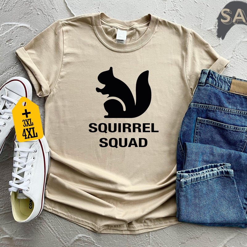Squirrels Robbery T-Shirt Dark Blue