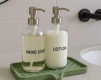 Concrete Soap Dish with Drainage: Modern Bathroom Accessory