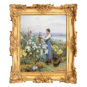 Chrysanthemum by Daniel Ridgway Knight - ART PRINT