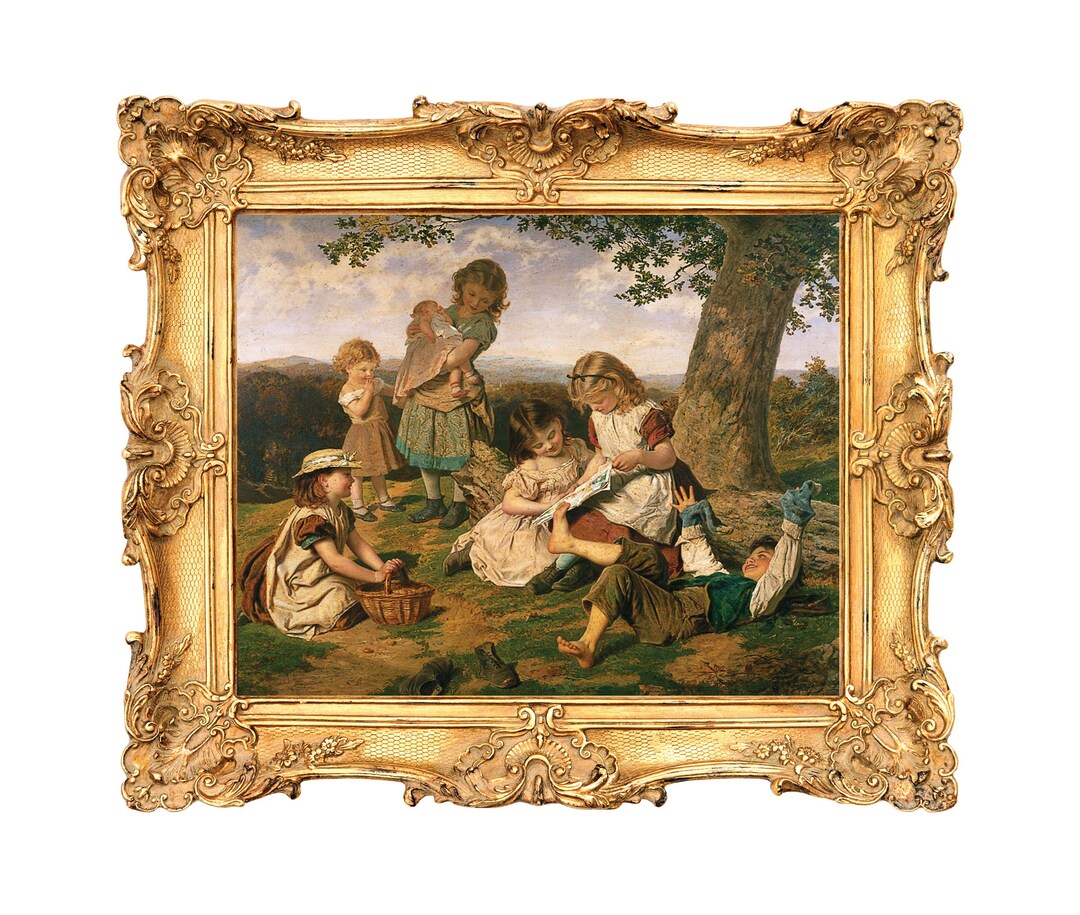 The Children's Story Book by Sophie Anderson ART PRINT Etsy 日本