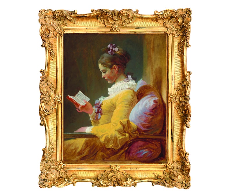 A Young Girl Reading by Jean Honoré Fragonard ART PRINT - Etsy Australia