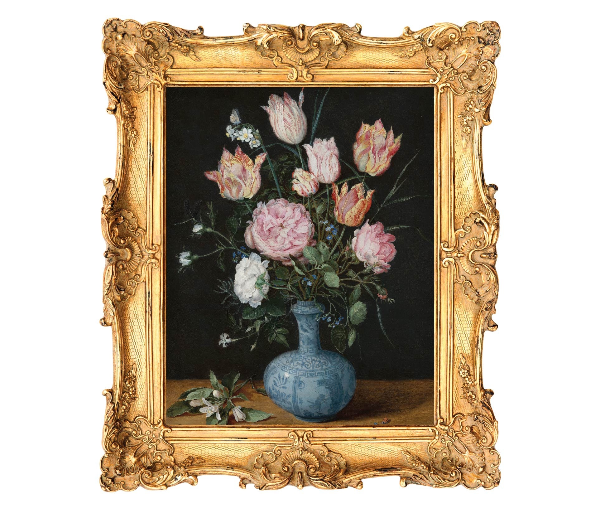 Flowers in a Wan-li Vase by Jan Brueghel the Elder - ART PRINT