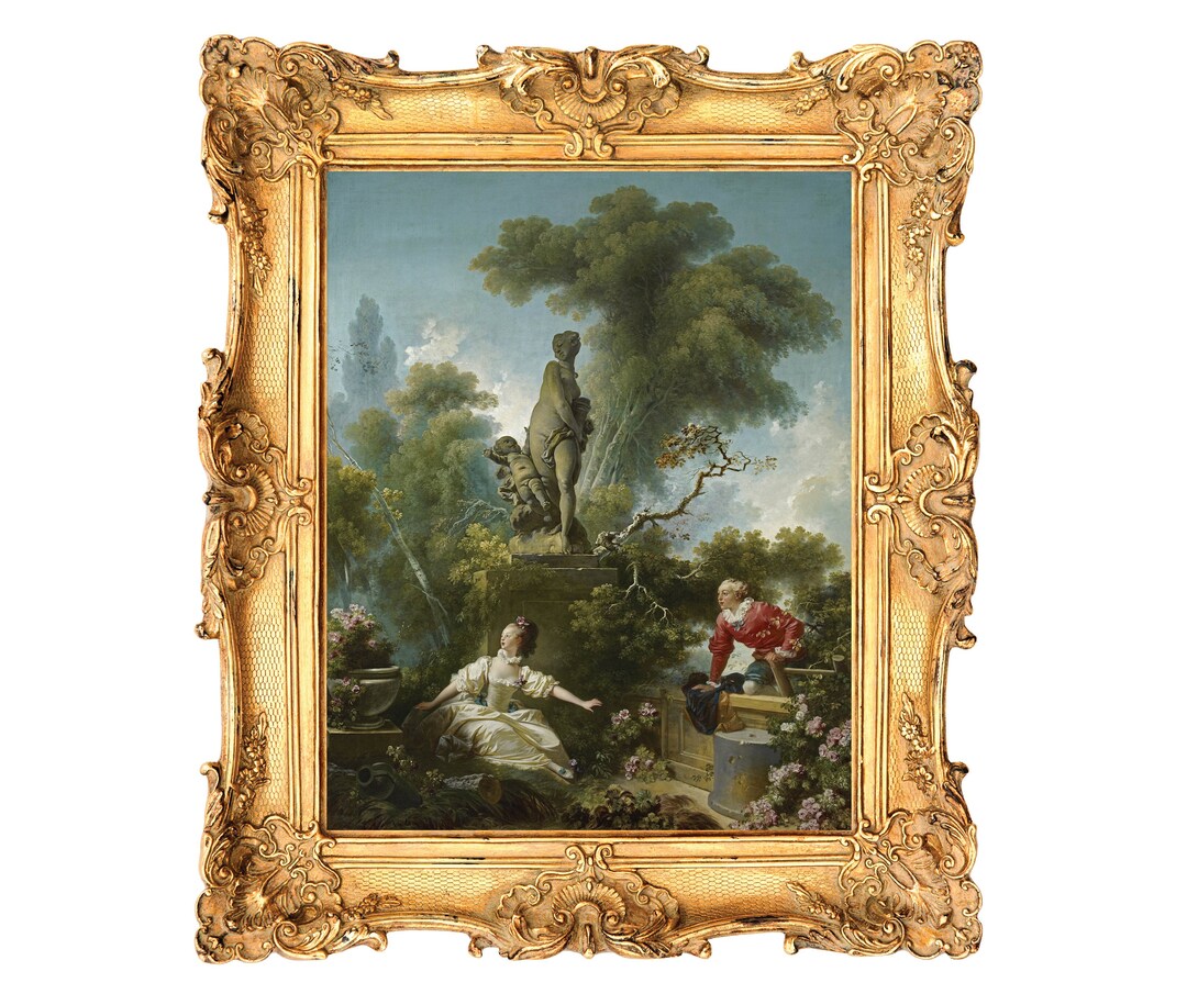 The Progress of Love: the Meeting by Jean Honoré Fragonard ART PRINT - Etsy  Israel