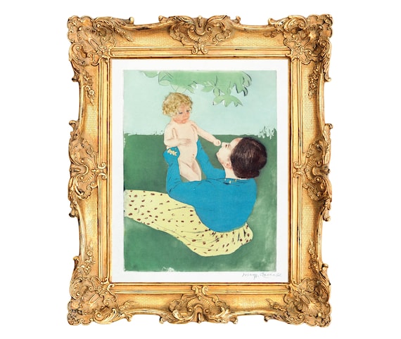 Under the Horse Chestnut Tree by Mary Cassatt - ART PRINT - Frame