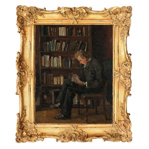Andreas Reading by Edvard Munch - ART PRINT