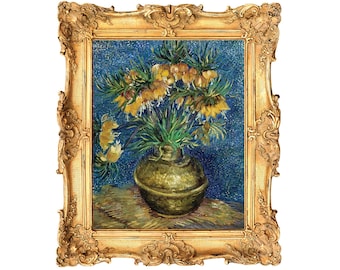 Imperial Fritillaries in a Copper Vase by Vincent van Gogh - ART PRINT